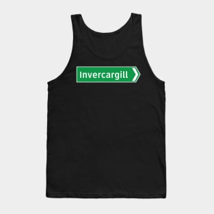 New Zealand Road Signage - Invercargill (Southland/Otago) Tank Top